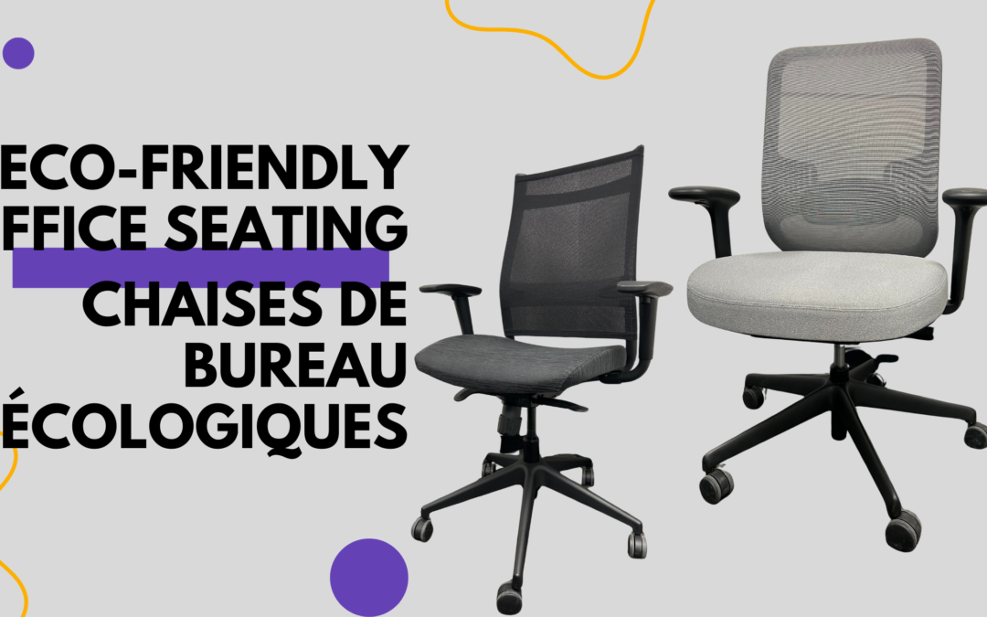 Embrace Eco-Friendly Office Seating with our Sustainable Solutions